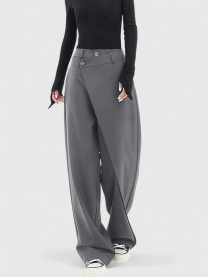 Women's tailored trousers in coffee colourway