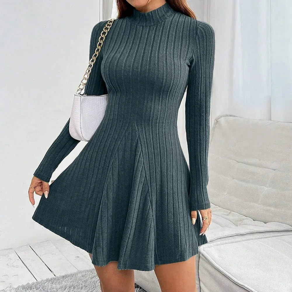 Marenwyn mock-neck sweater dress for women