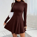 Marenwyn mock-neck sweater dress for women