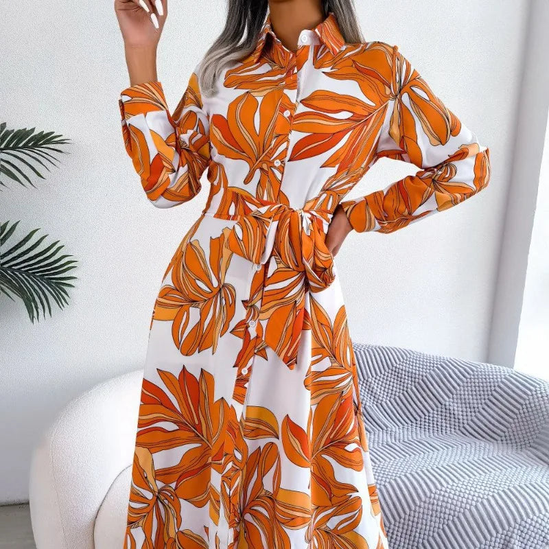 Light floral maxi dress