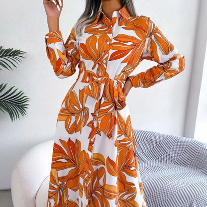Light floral maxi dress