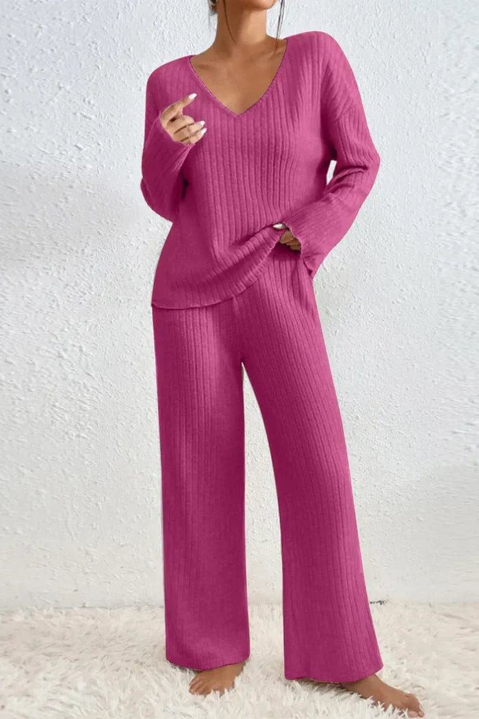 Lunette | Ribbed Lounge Two-Piece Set