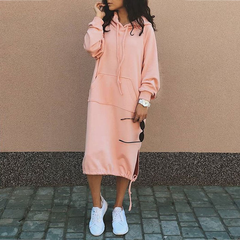 Halona | Hooded Sweatshirt Dress