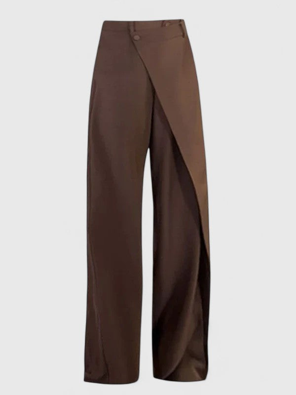 Tailored trousers in light grey
