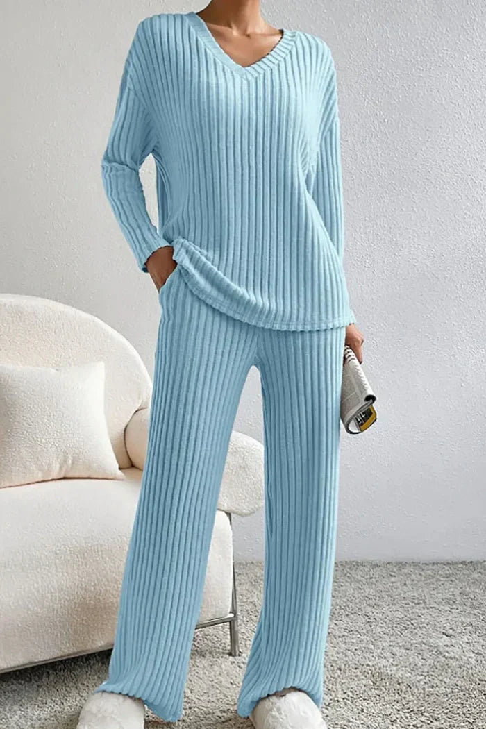 Lunette | Ribbed Lounge Two-Piece Set