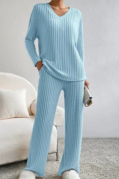 Lunette | Ribbed Lounge Two-Piece Set