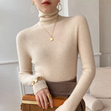 Blandine women's slim turtleneck sweater