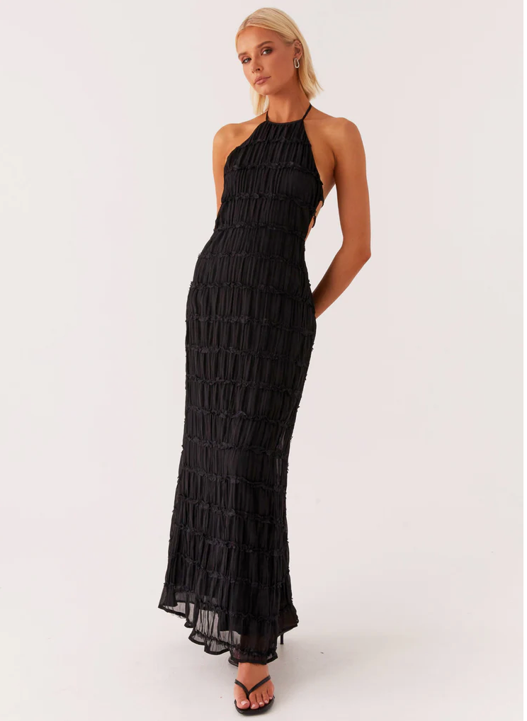 Joline | Elegant Halter Maxi Dress