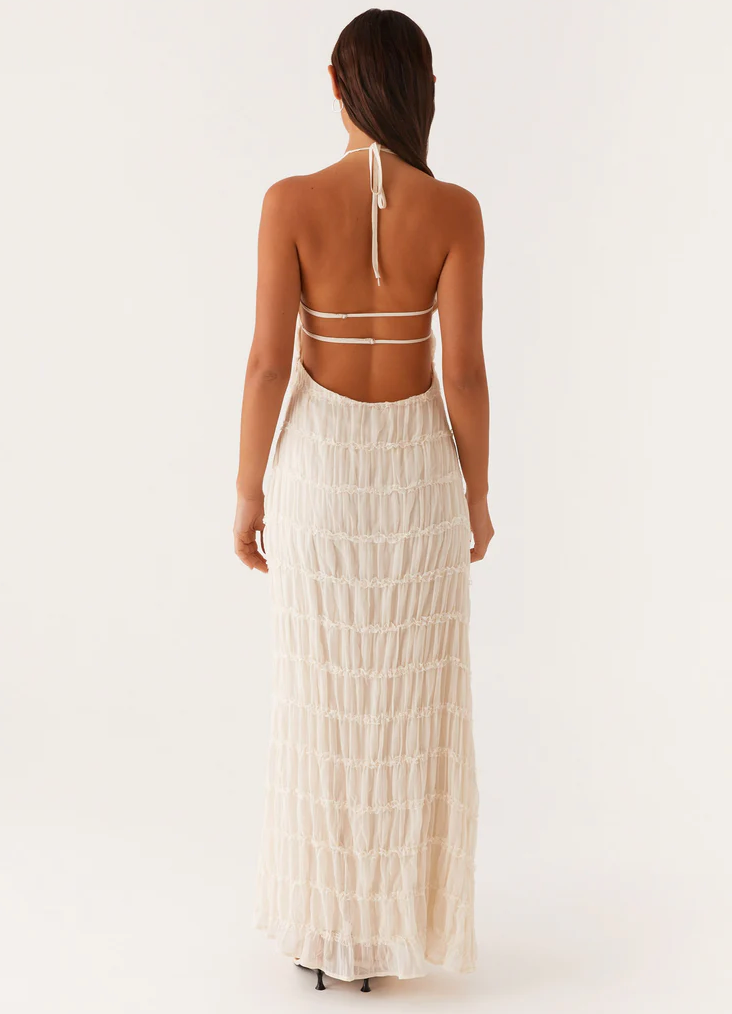 Joline | Elegant Halter Maxi Dress
