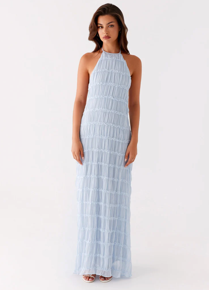 Joline | Elegant Halter Maxi Dress