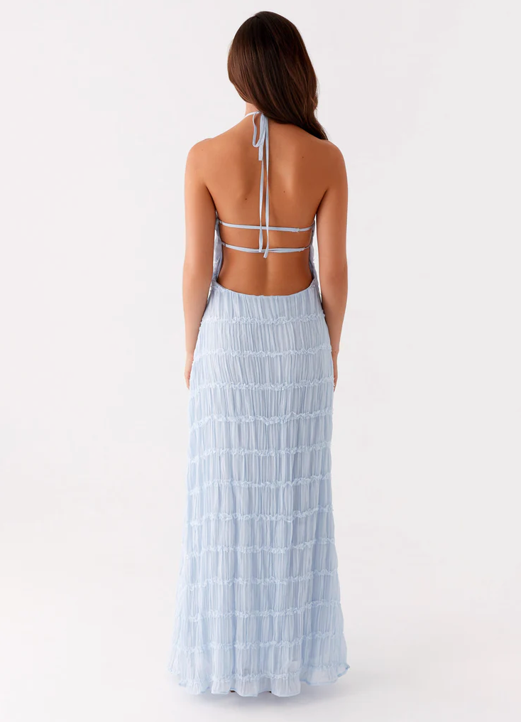 Joline | Elegant Halter Maxi Dress