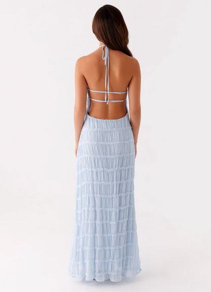 Joline | Elegant Halter Maxi Dress