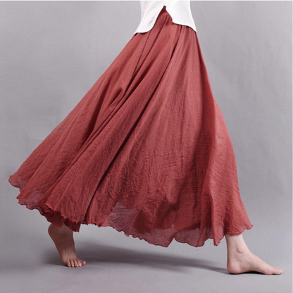 Mariah | Flowy Summer Maxi Skirt