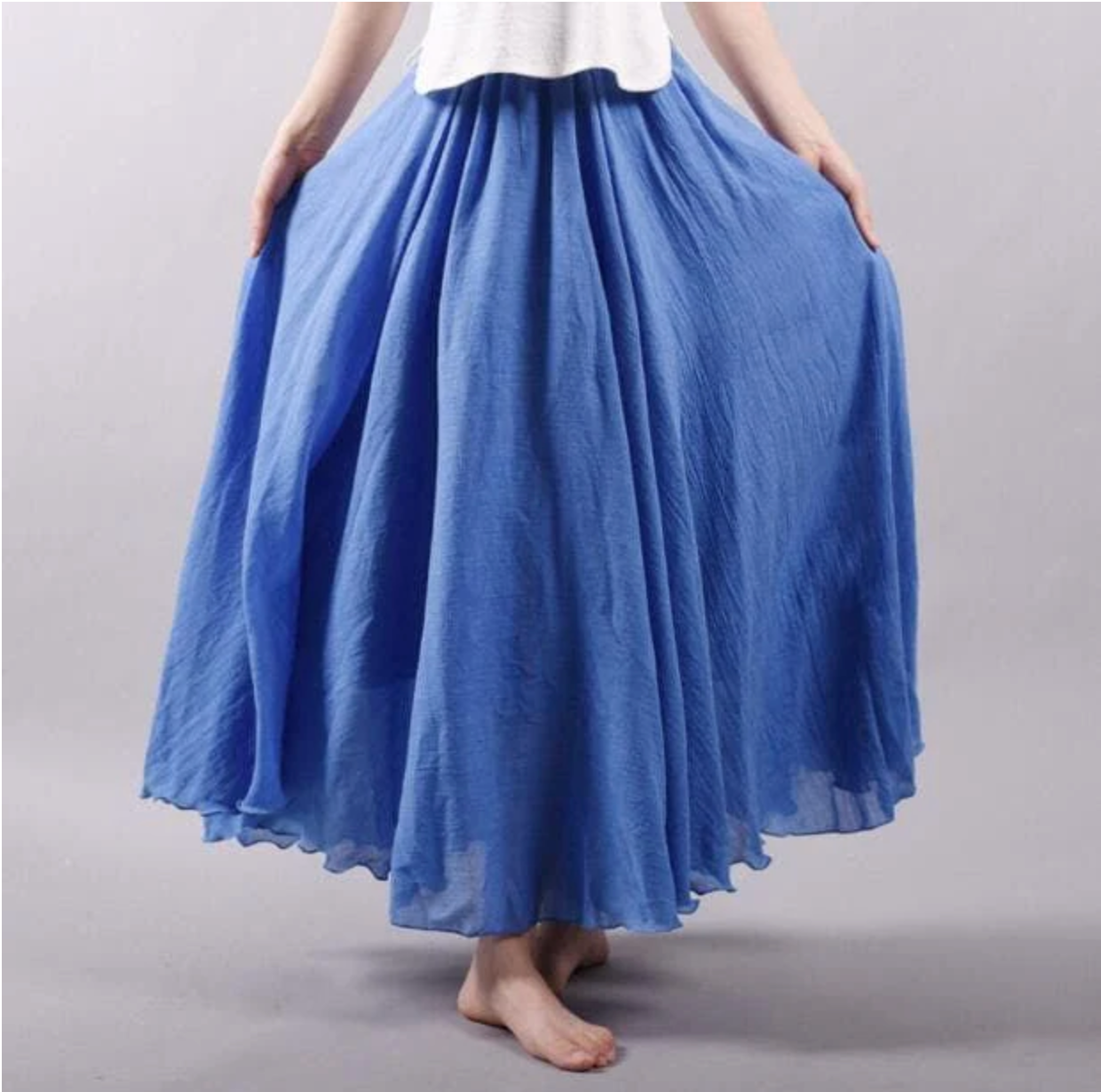 Mariah | Flowy Summer Maxi Skirt