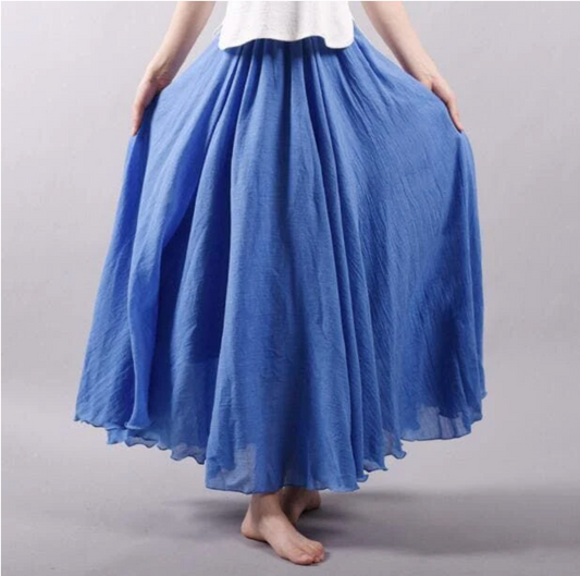 Mariah | Flowy Summer Maxi Skirt