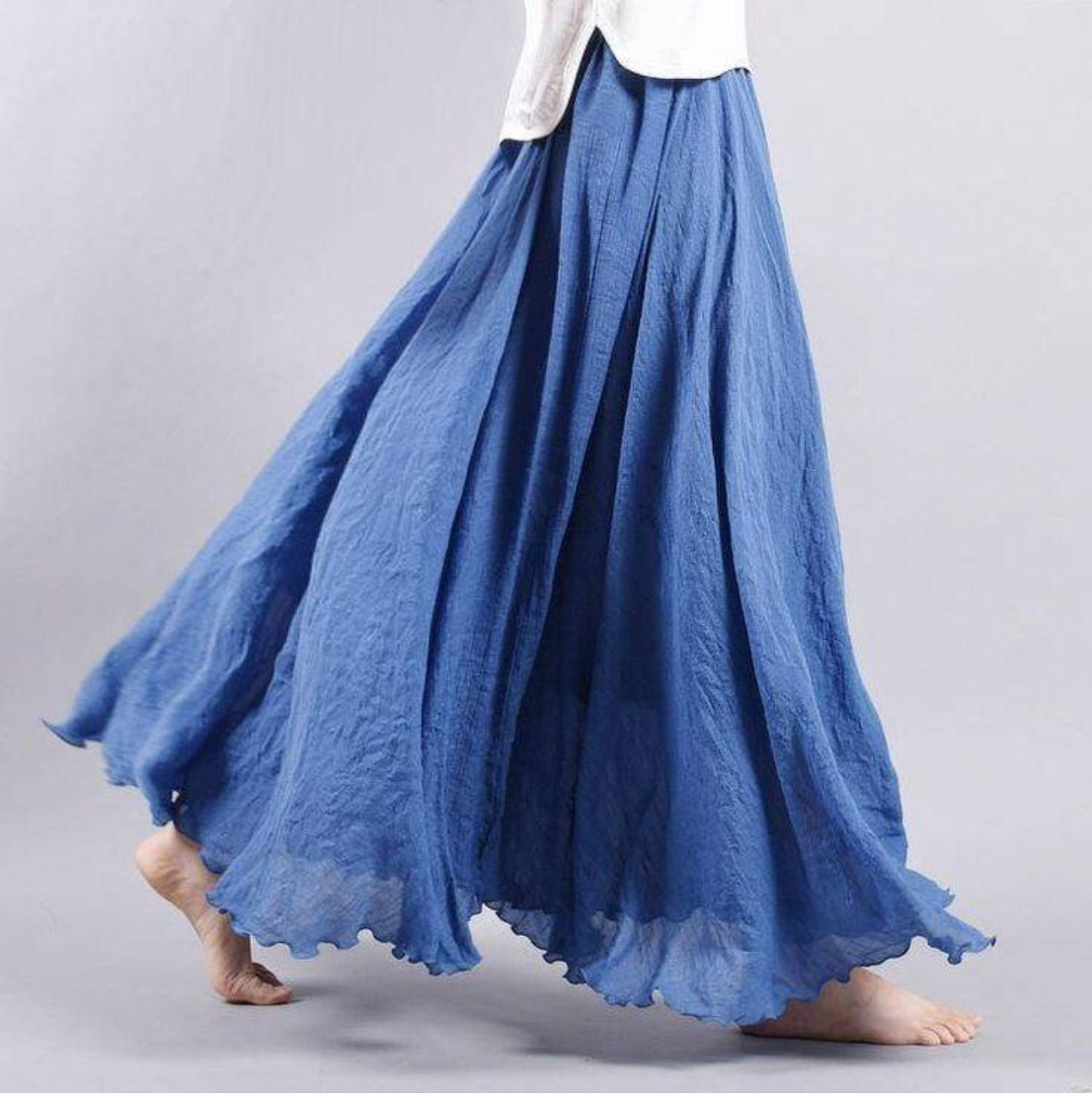 Mariah | Flowy Summer Maxi Skirt
