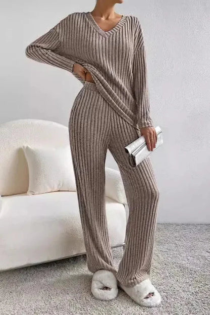 Lunette | Ribbed Lounge Two-Piece Set