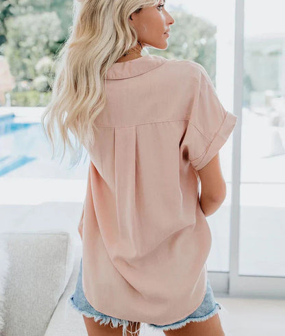 Lauren | Relaxed Casual Button Blouse