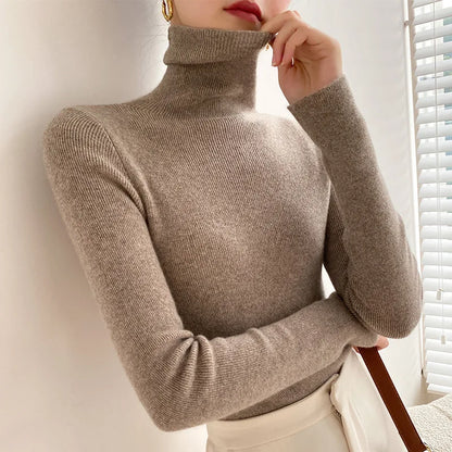 Blandine women's slim turtleneck sweater