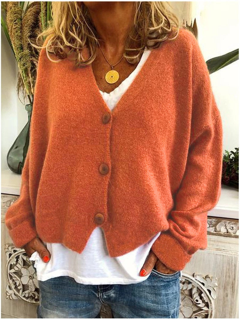 Thomasin women's open-front knit cardigan