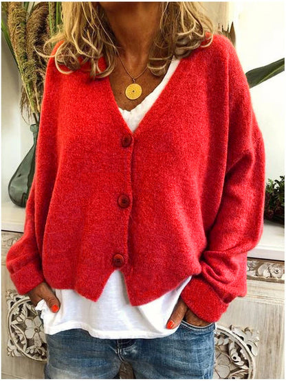 Thomasin | Open-Front Knit Cardigan