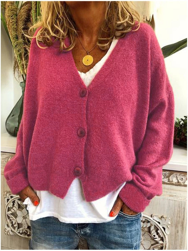 Thomasin women's open-front knit cardigan
