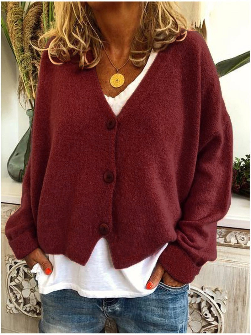 Thomasin women's open-front knit cardigan