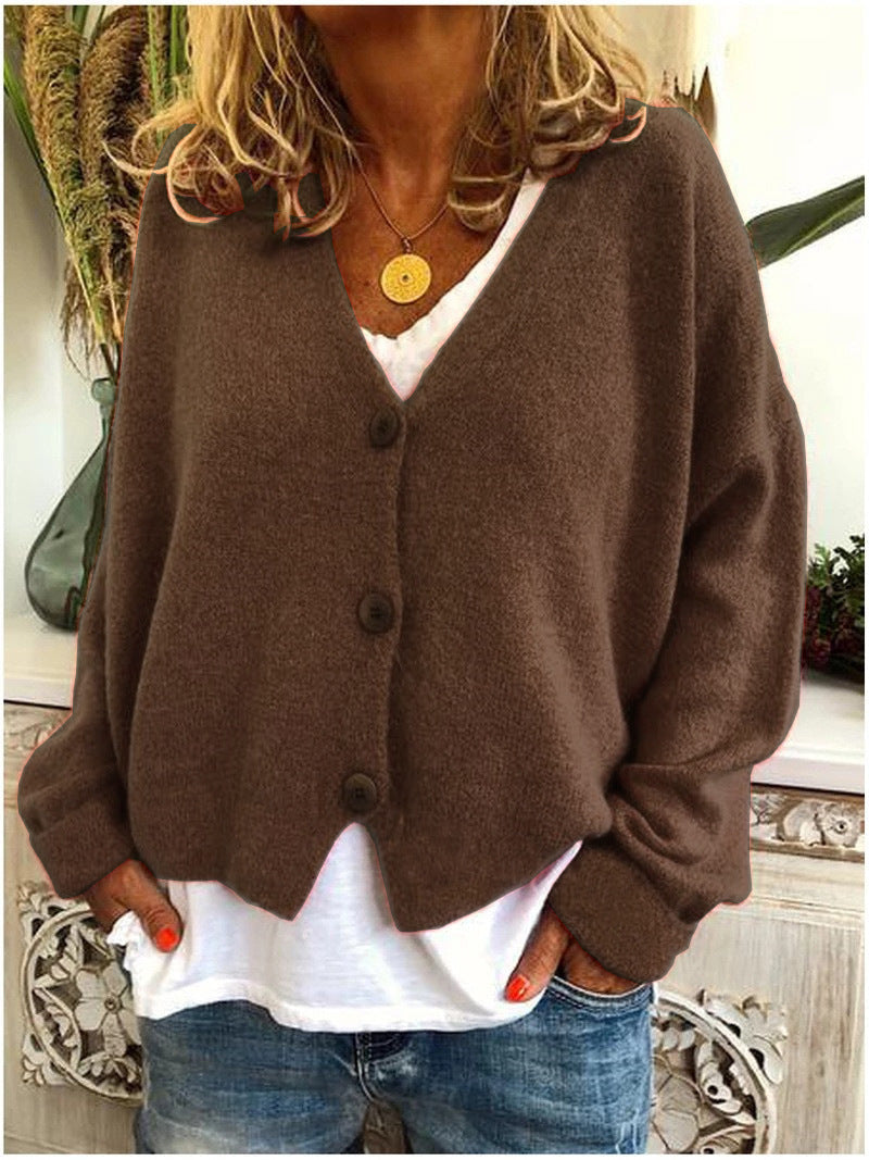 Thomasin women's open-front knit cardigan