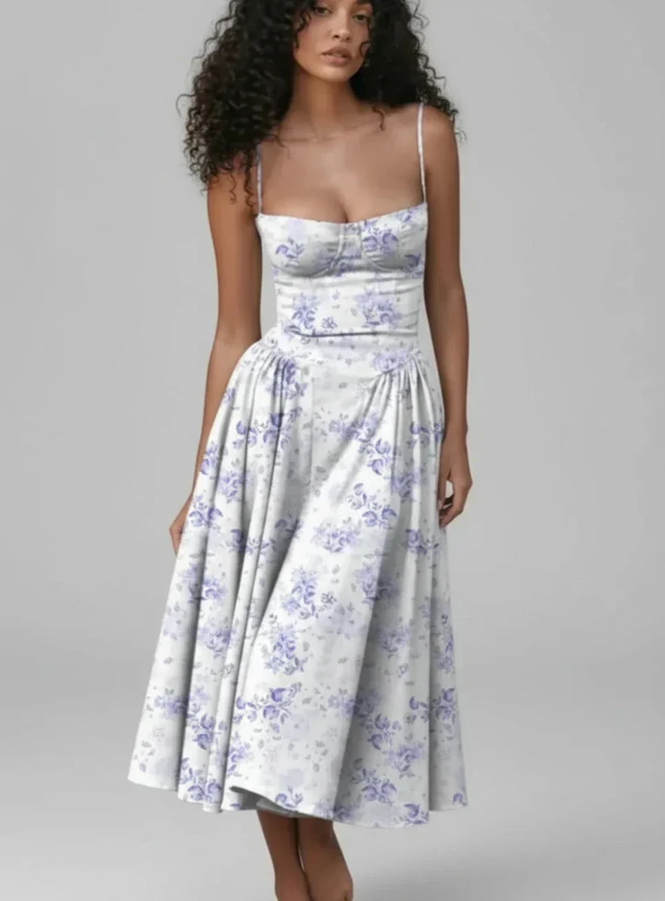 Cream A-line cocktail dress