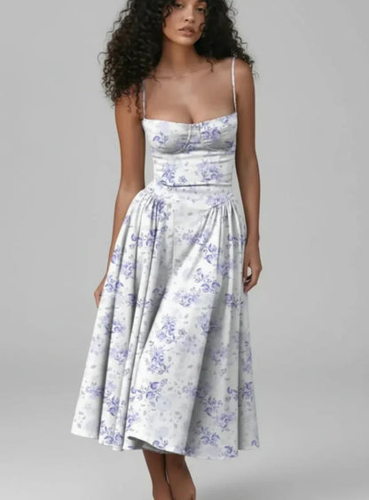 Cream A-line cocktail dress