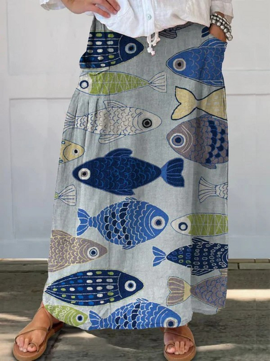Rosalind | Vintage A-Line Midi Skirt