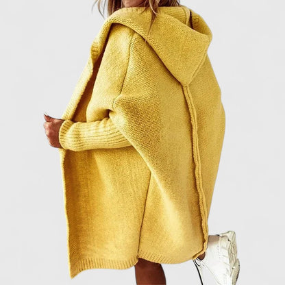 Millicent women's oversized longline hooded cardigan