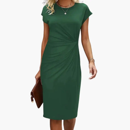 Rosalind | Ruched Bodycon Midi Dress