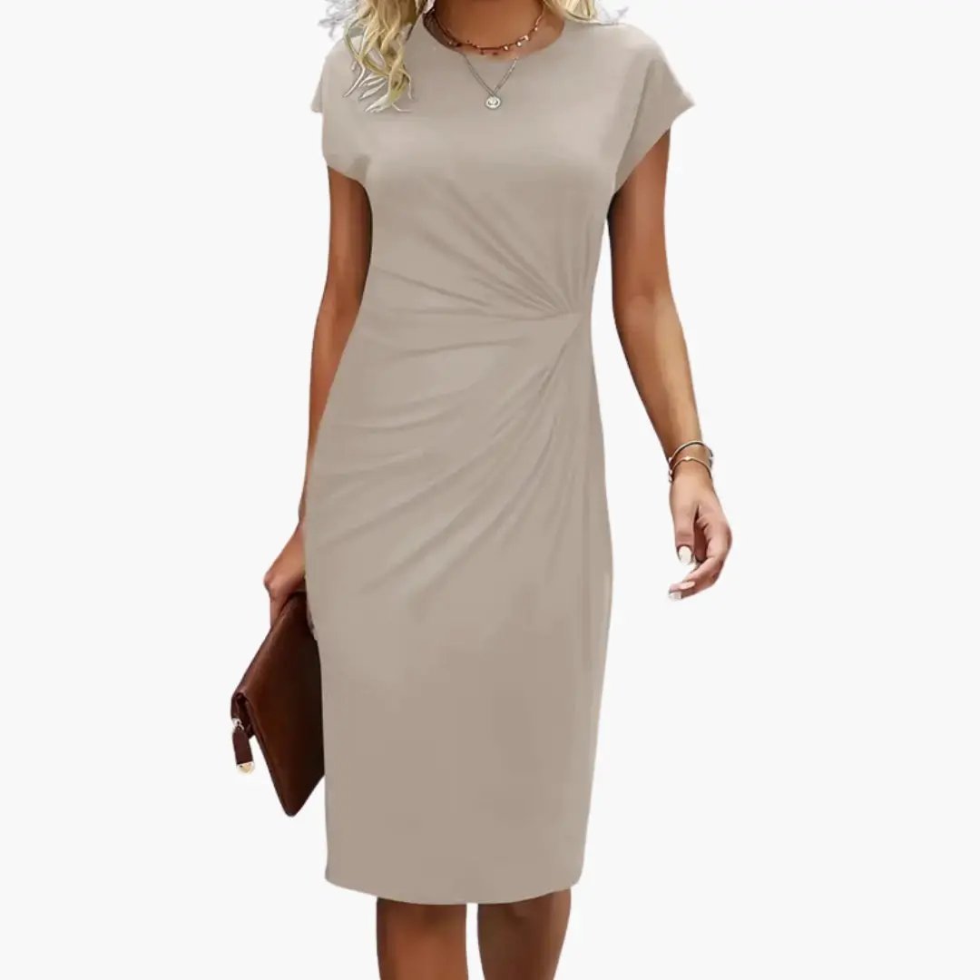 Rosalind | Ruched Bodycon Midi Dress