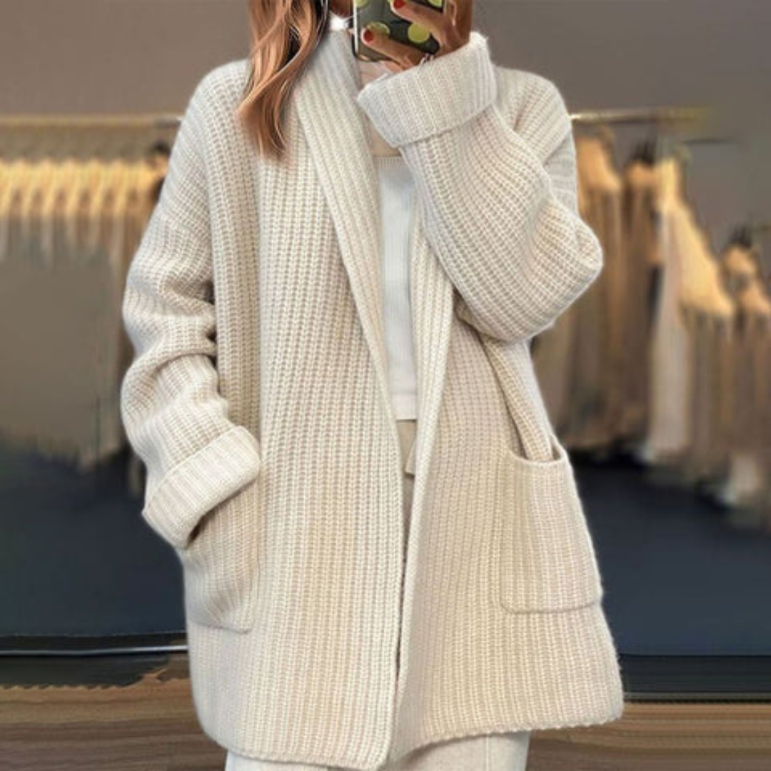 Morwenna women's oversized open-front cardigan