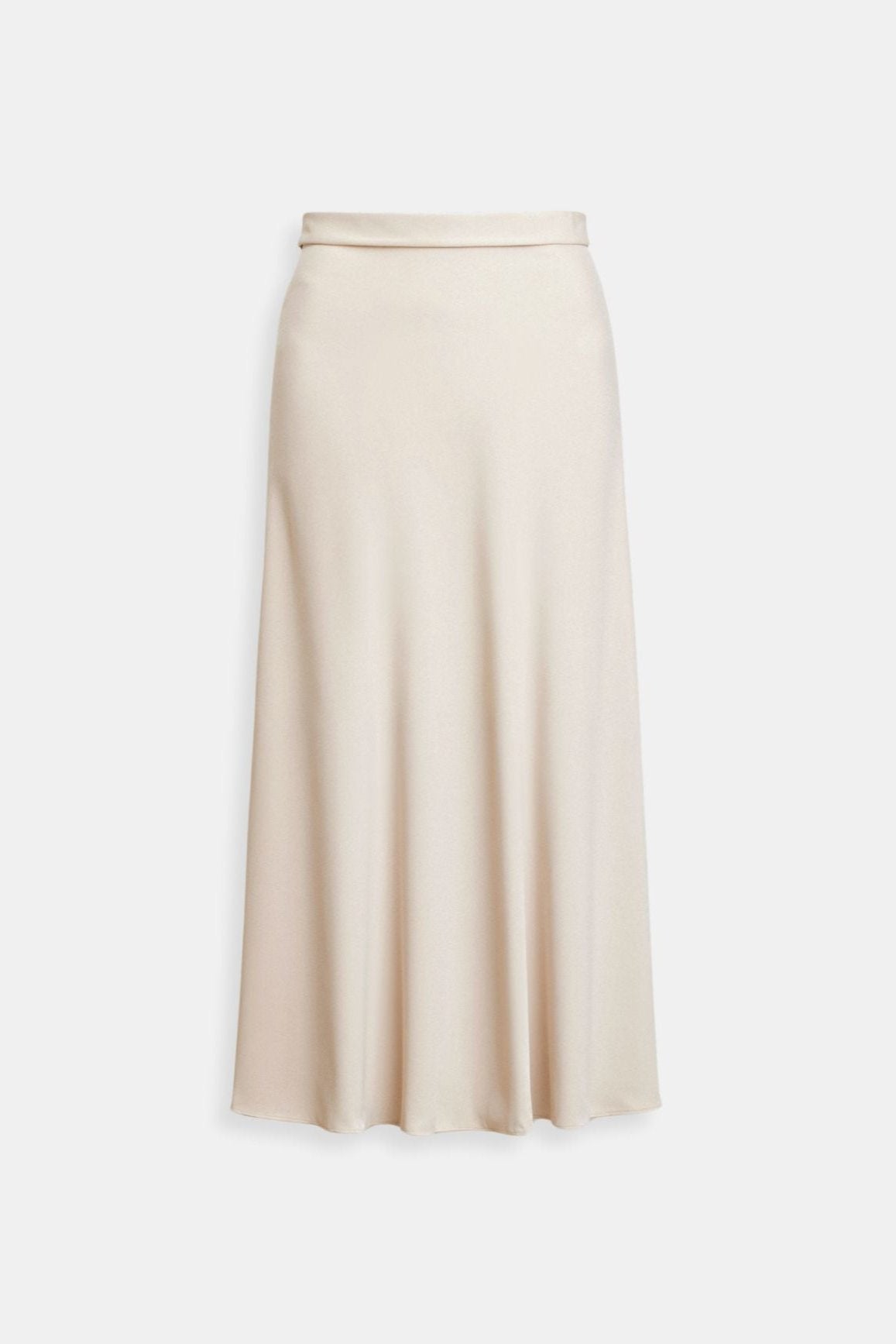 High-waist maxi skirt styled for evening