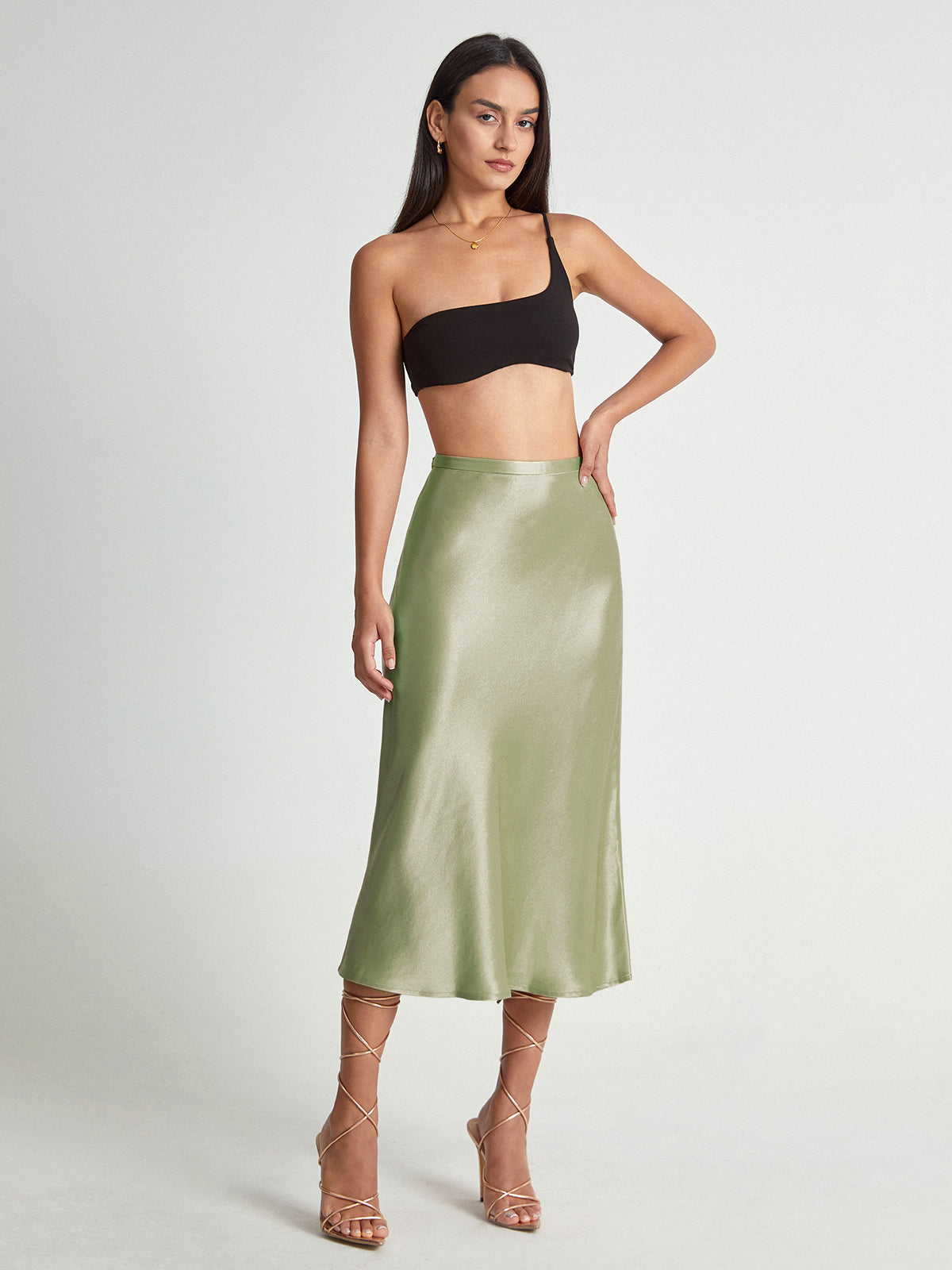 Sabelle | High-Waist Midi Skirt
