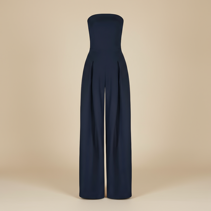 Isla | Strapless Wide-Leg Jumpsuit
