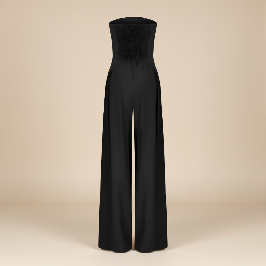 Isla | Strapless Wide-Leg Jumpsuit