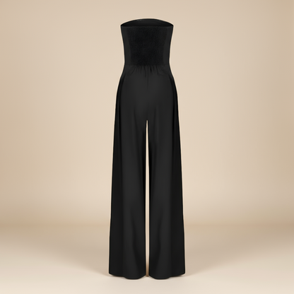Isla | Strapless Wide-Leg Jumpsuit
