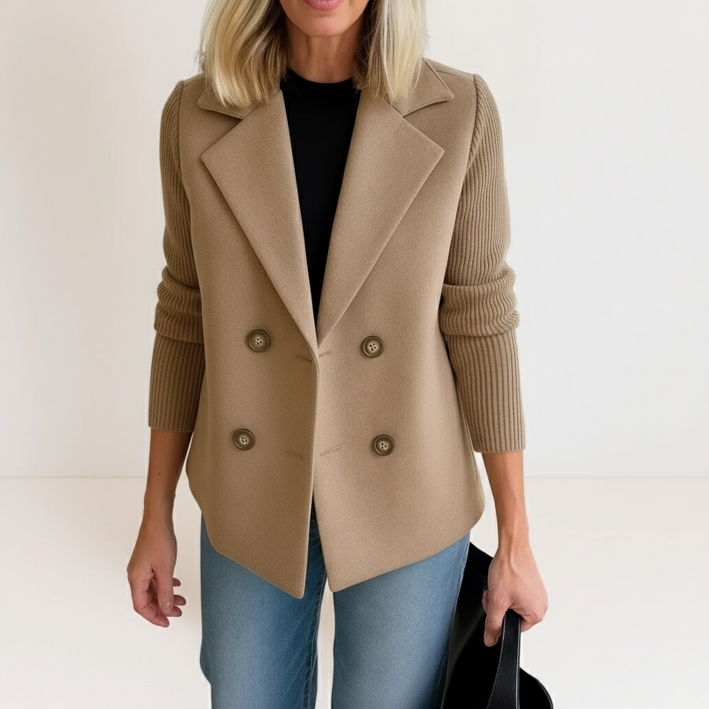 Vionnette double-breasted tailored blazer for women
