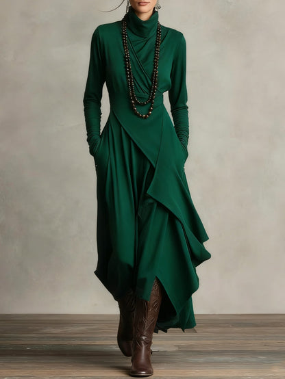 Hattie high-neck wedding guest maxi dress view 8