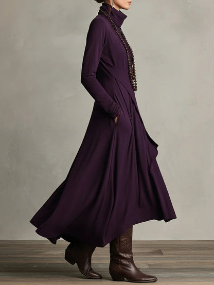 Hattie high-neck wedding guest maxi dress view 3