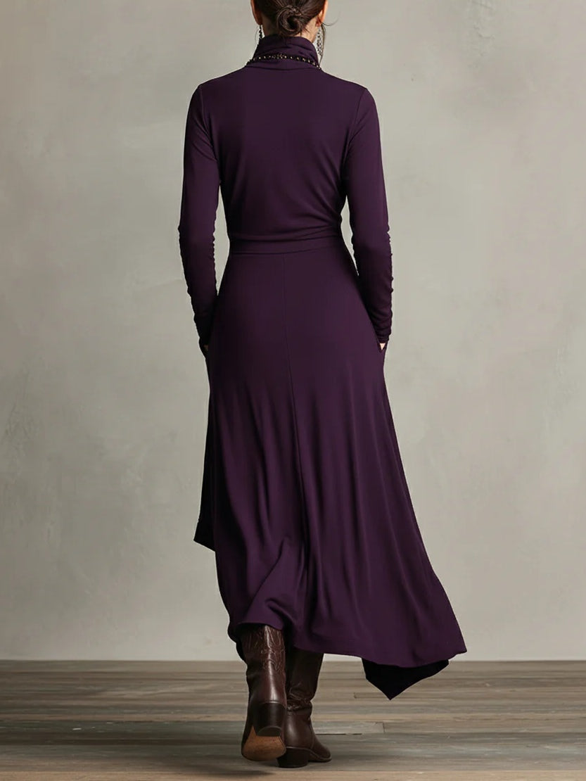 Hattie high-neck wedding guest maxi dress view 2