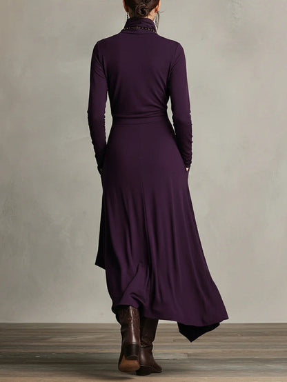 Hattie high-neck wedding guest maxi dress view 2