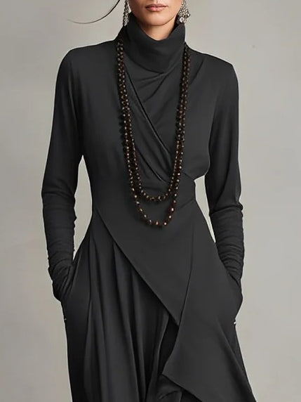 Hattie high-neck wedding guest maxi dress view 5