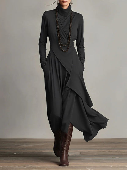 Hattie high-neck wedding guest maxi dress view 4