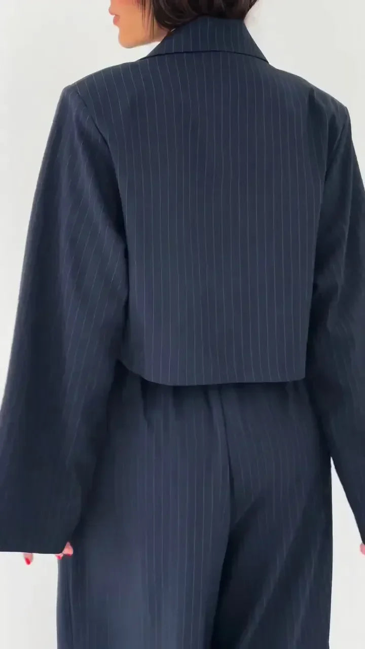 Ravella | Bustier, Jacket & Wide-Leg Trouser Set