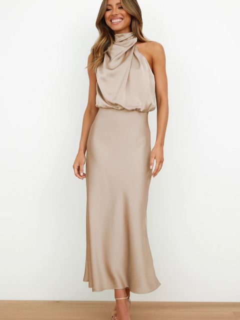 Marla | Belted Midi Cocktail Dress