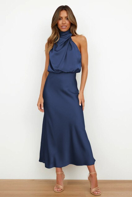 Marla | Belted Midi Cocktail Dress